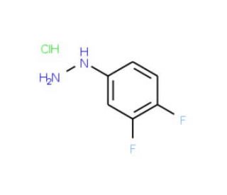 (3,4-Difluorophenyl)hydrazine hydrochloride (CAS 40594-37-4) - chemical structure image