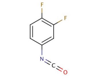 3,4-Difluorophenyl isocyanate (CAS 42601-04-7) - chemical structure image