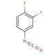 3,4-Difluorophenyl isocyanate (CAS 42601-04-7) - chemical structure image