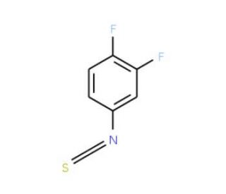 3,4-Difluorophenyl isothiocyanate (CAS 113028-75-4) - chemical structure image