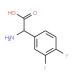 3,4-Difluorophenylglycine (CAS 225641-94-1) - chemical structure image