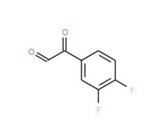 3,4-Difluorophenylglyoxal hydrate (CAS 79784-34-2) - chemical structure image