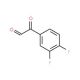 3,4-Difluorophenylglyoxal hydrate (CAS 79784-34-2) - chemical structure image