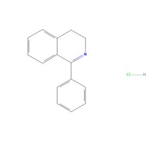 3,4-Dihydro-1-phenylisoquinoline hydrochloride (CAS 52250-51-8) - chemical structure image