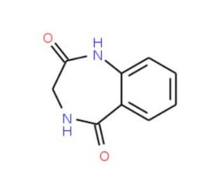 3,4-Dihydro-1H-benzo[e][1,4]diazepine-2,5-dione (CAS 5118-94-5) - chemical structure image
