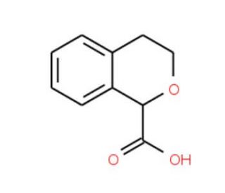 3,4-dihydro-1H-isochromene-1-carboxylic acid - chemical structure image
