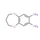3,4-dihydro-2H-1,5-benzodioxepine-7,8-diamine (CAS 81864-63-3) - chemical structure image