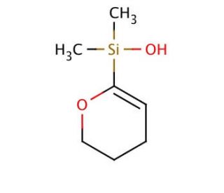 (3,4-Dihydro-2H-pyran-6-yl)dimethylsilanol (CAS 304669-35-0) - chemical structure image