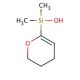 (3,4-Dihydro-2H-pyran-6-yl)dimethylsilanol (CAS 304669-35-0) - chemical structure image