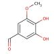 3,4-Dihydroxy-5-methoxybenzaldehyde (CAS 3934-87-0) - chemical structure image