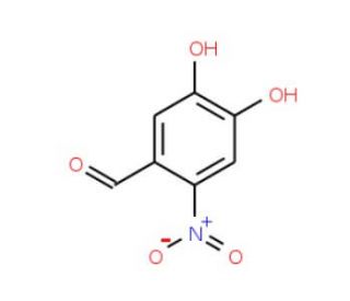 3,4-Dihydroxy-6-nitrobenzaldehyde - chemical structure image
