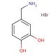3,4-Dihydroxybenzylamine hydrobromide (CAS 16290-26-9) - chemical structure image