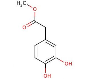 3,4-Dihydroxyphenylacetic Acid Methyl Ester - chemical structure image