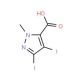 3,4-Diiodo-1-methyl-1H-pyrazole-5-carboxylic acid - chemical structure image