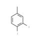 3,4-Diiodotoluene (CAS 1608-47-5) - chemical structure image