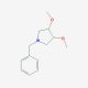 3,4-Dimethoxy-1-(phenylmethyl)-pyrrodidine (CAS 63126-22-7) - chemical structure image