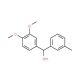 3,4-Dimethoxy-3′-methylbenzhydrol (CAS 844683-27-8) - chemical structure image