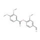 3,4-Dimethoxy-benzoic acid 4-formyl-2-methoxy-phenyl ester - chemical structure image