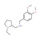 (3,4-Dimethoxy-benzyl)-(1-ethyl-pyrrolidin-2-ylmethyl)-amine - chemical structure image