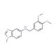 (3,4-Dimethoxy-benzyl)-(1-methyl-1H-benzoimidazol-5-yl)-amine - chemical structure image