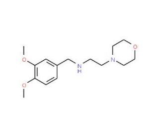 (3,4-Dimethoxy-benzyl)-(2-morpholin-4-yl-ethyl)-amine - chemical structure image