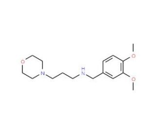 (3,4-Dimethoxy-benzyl)-(3-morpholin-4-yl-propyl)-amine - chemical structure image