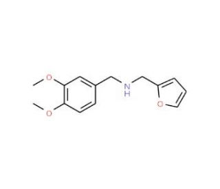 (3,4-Dimethoxy-benzyl)-furan-2-ylmethyl-amine - chemical structure image