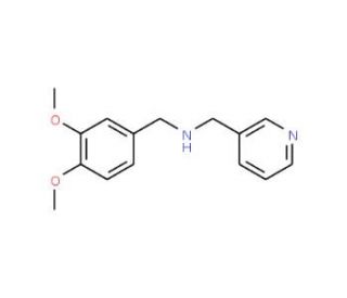 (3,4-Dimethoxy-benzyl)-pyridin-3-ylmethyl-amine - chemical structure image