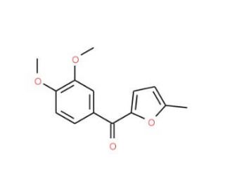 (3,4-Dimethoxy-phenyl)-(5-methyl-furan-2-yl)-methanone - chemical structure image