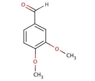 3,4-Dimethoxybenzaldehyde (CAS 120-14-9) - chemical structure image