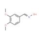 3,4-dimethoxybenzaldehyde oxime (CAS 2169-98-4) - chemical structure image