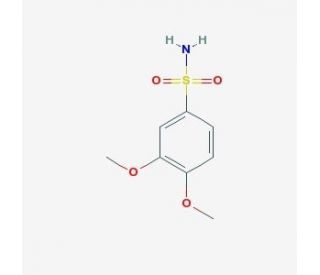 3,4-dimethoxybenzenesulfonamide (CAS 63624-27-1) - chemical structure image