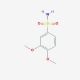 3,4-dimethoxybenzenesulfonamide (CAS 63624-27-1) - chemical structure image