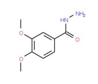3,4-Dimethoxybenzhydrazide (CAS 41764-74-3) - chemical structure image