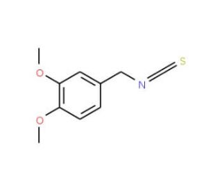 3,4-Dimethoxybenzyl isothiocyanate (CAS 14596-50-0) - chemical structure image