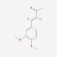 3,4-Dimethoxybenzylideneacetone (CAS 15001-27-1) - chemical structure image