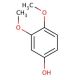 3,4-Dimethoxyphenol (CAS 2033-89-8) - chemical structure image