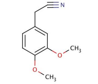 (3,4-Dimethoxyphenyl)acetonitrile (CAS 93-17-4) - chemical structure image