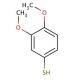 3,4-Dimethoxythiophenol (CAS 700-96-9) - chemical structure image