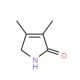 3,4-Dimethyl-1,5-dihydro-2H-pyrrol-2-one (CAS 4030-22-2) - chemical structure image