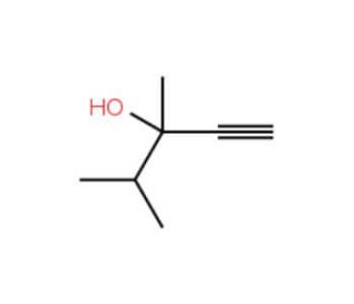 3,4-Dimethyl-1-pentyn-3-ol (CAS 1482-15-1) - chemical structure image