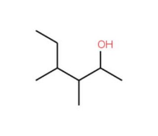 3,4-Dimethyl-2-hexanol, erythro + threo (CAS 31350-88-6) - chemical structure image