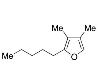 3,4-Dimethyl-2-pentylfuran (CAS 71041-47-9) - chemical structure image