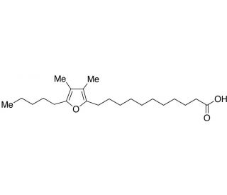 3,4-Dimethyl-5-pentyl-2-furanundecanoic Acid (CAS 57818-36-7) - chemical structure image