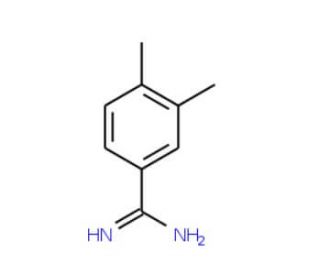 3,4-Dimethyl-benzamidine (CAS 26130-47-2) - chemical structure image