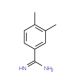 3,4-Dimethyl-benzamidine (CAS 26130-47-2) - chemical structure image