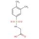 (3,4-Dimethyl-benzenesulfonylamino)-acetic acid - chemical structure image