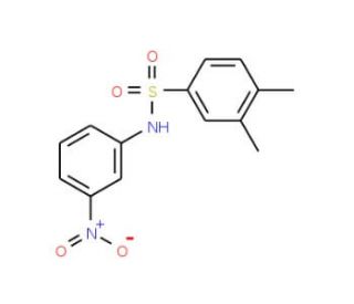 3,4-dimethyl-N-(3-nitrophenyl)benzenesulfonamide - chemical structure image