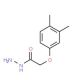 (3,4-Dimethyl-phenoxy)-acetic acid hydrazide (CAS 125298-97-7) - chemical structure image