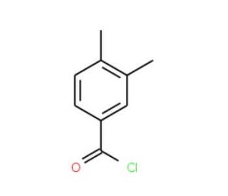 3,4-Dimethylbenzene-1-carbonyl chloride (CAS 21900-23-2) - chemical structure image